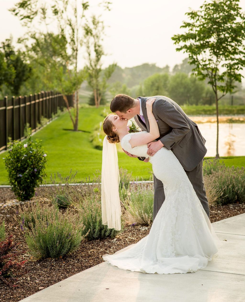 Kirsti and Andrew were so in love, and the light w