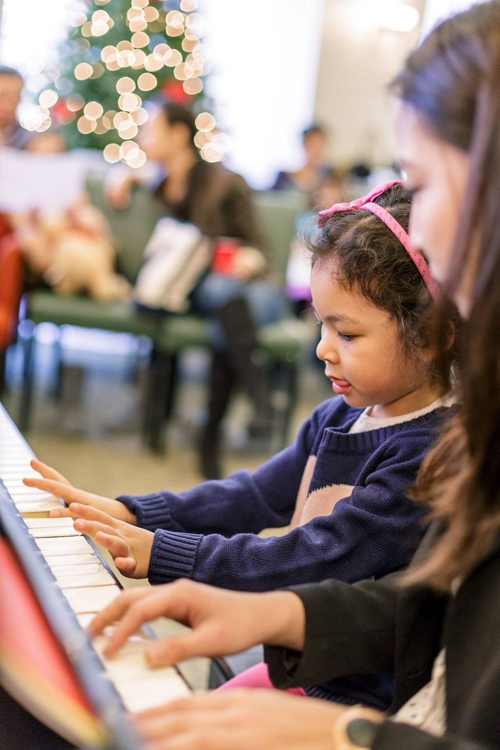 One of our students performing during our recitals