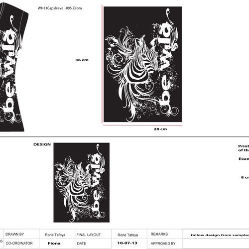 Design of Zebra print for brand
Be Wild. 1 of 13 d
