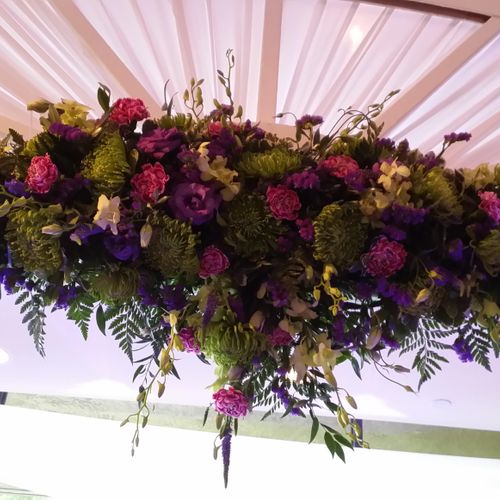 top Arch piece for an indoor gazebo! Lovely Purple