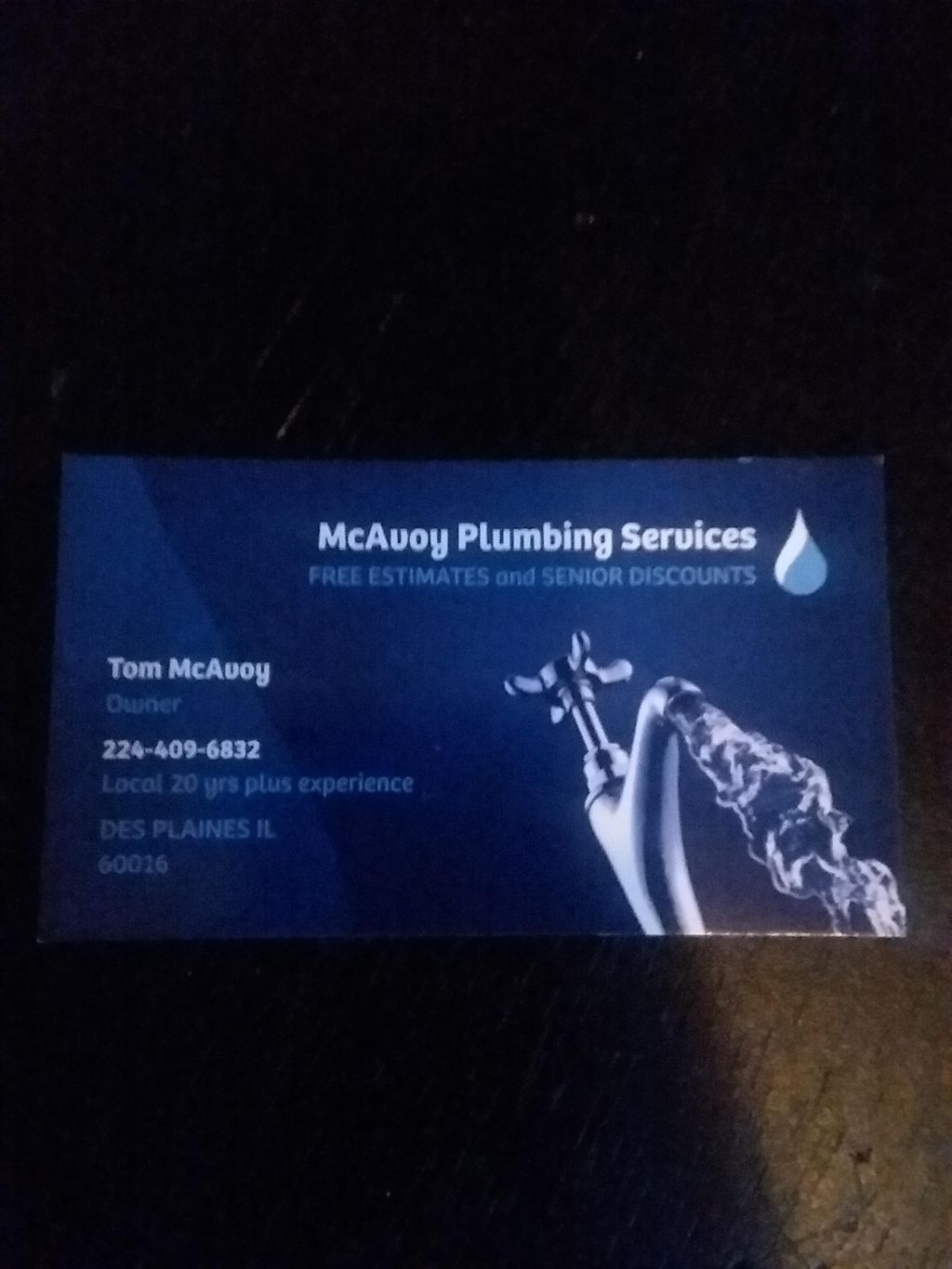 McAvoy Plumbing services