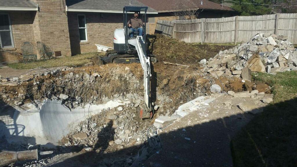 Pool demo and removal