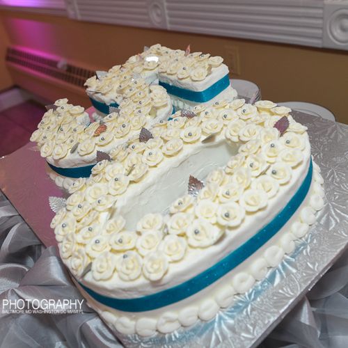 Milestone Birthday Cake