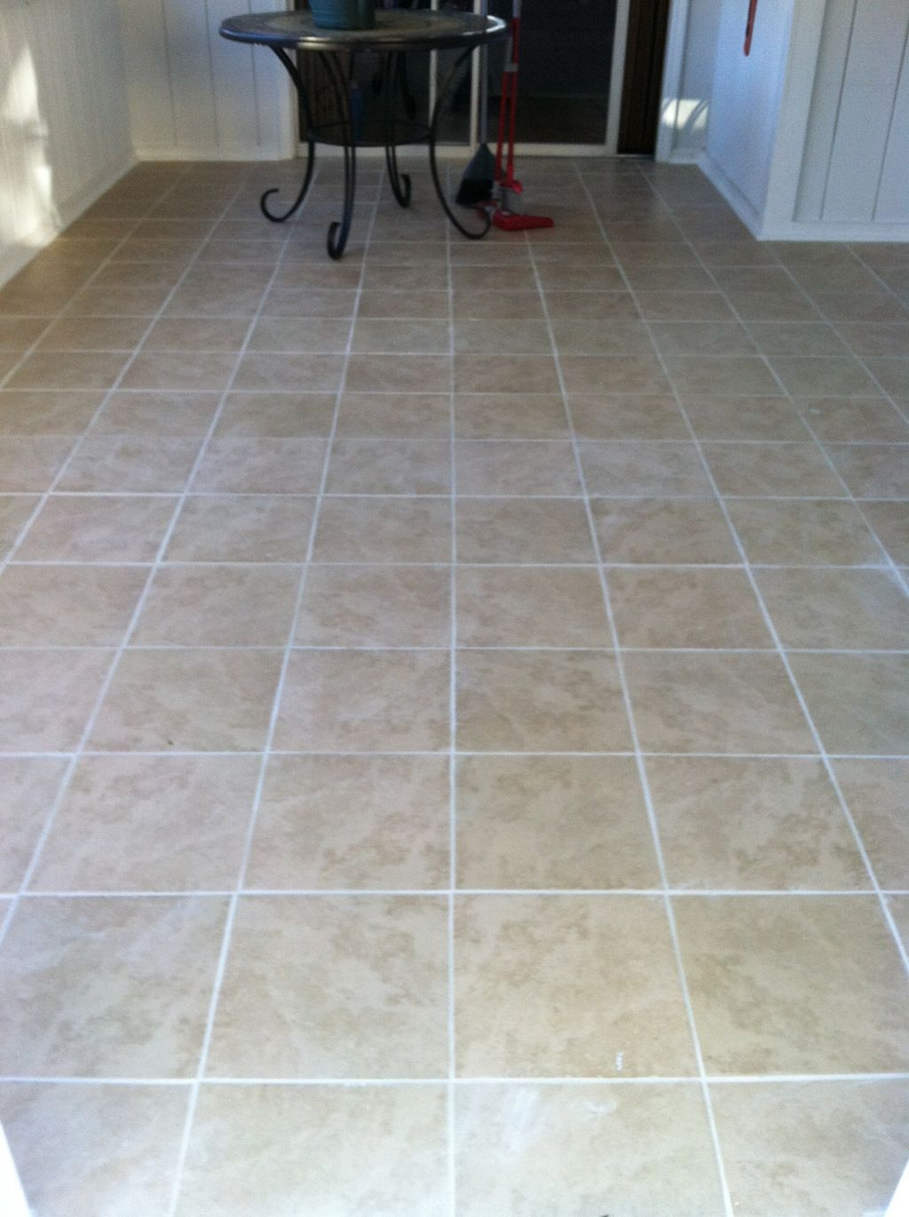 Sunroom tile for customer