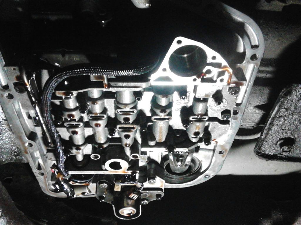 Replacement of overdrive spring and shift solenoid