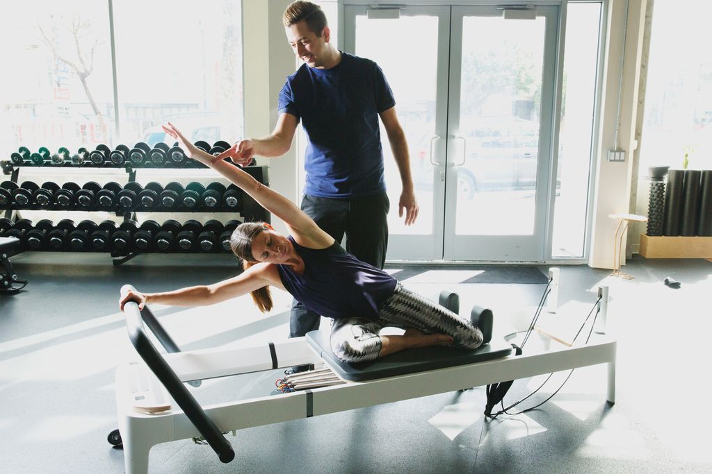 I teach Pilates reformer, spring board and Redcord