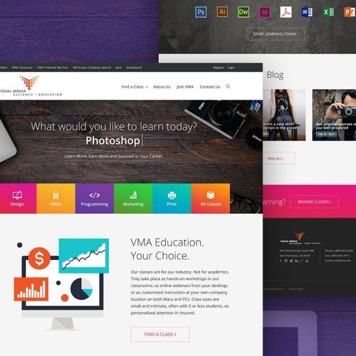 Visual Media Alliance | Website Education Platform
