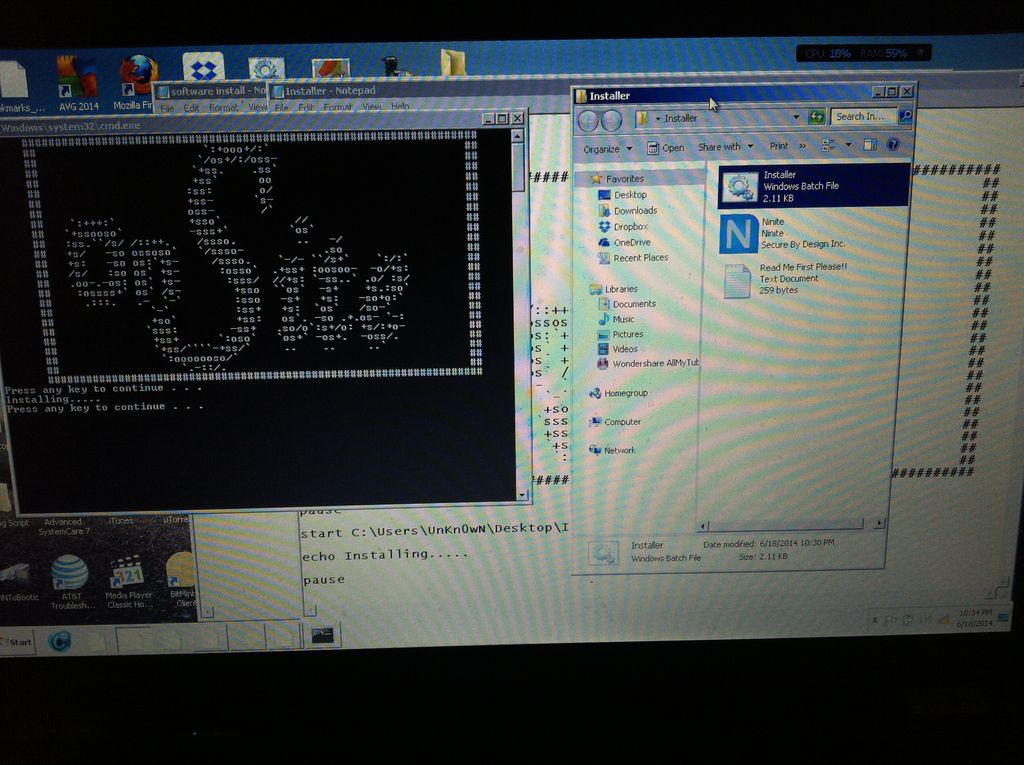 Programming Batch Files for company's