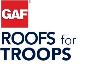 We have partnered with GAF to support our troops b
