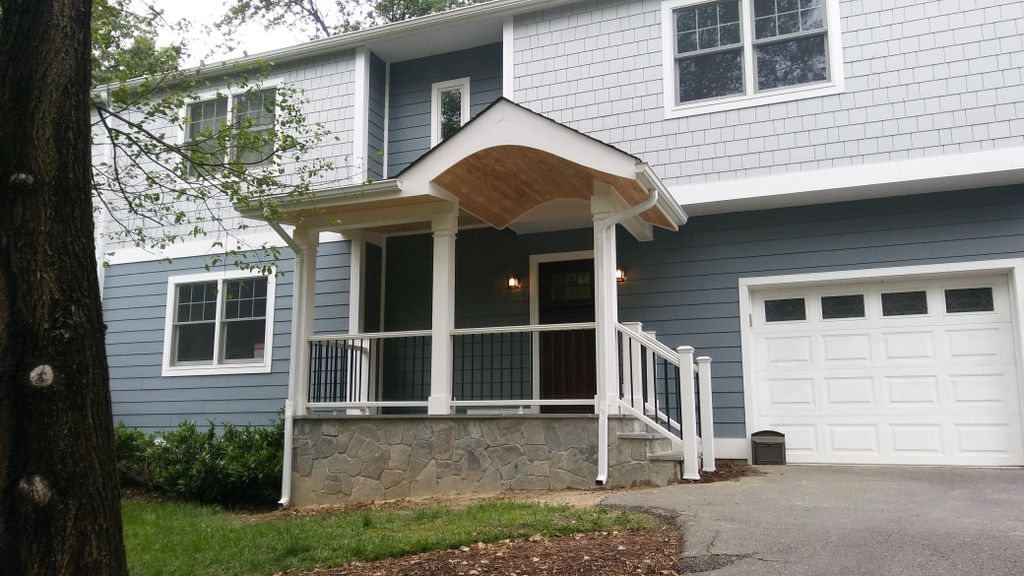 completely new front porch