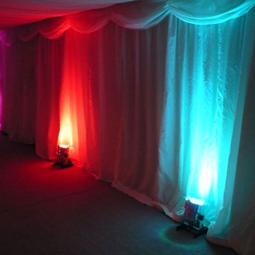 some examples of my uplighting for events