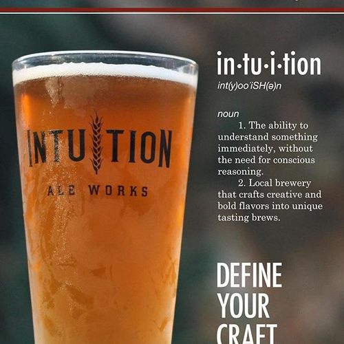 Ad for Intuition Aleworks