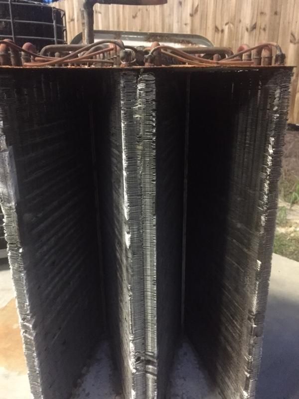 Coil cleaned (after)