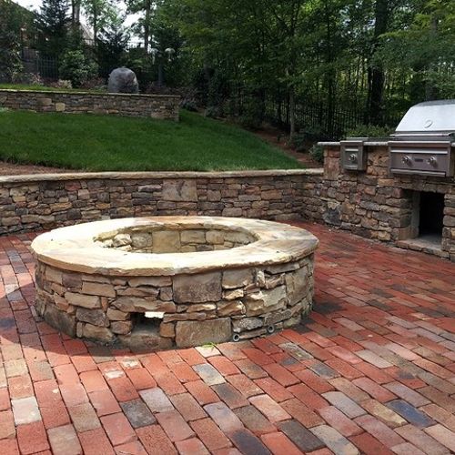 Firepit  with or without outdoor kitchen