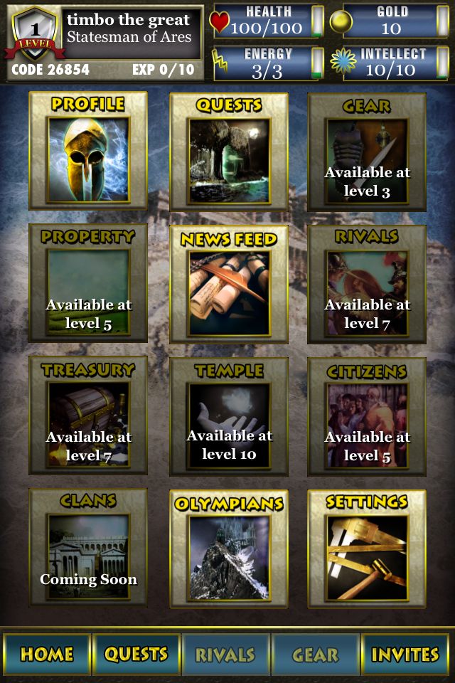 Mobile Role Playing Game system