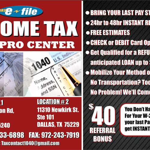 Professional Tax Preparers at your Service