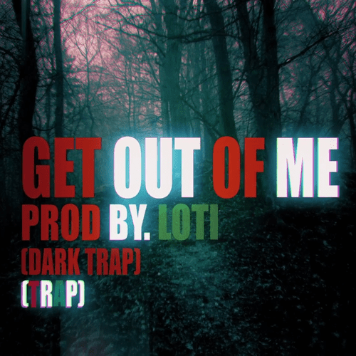 Graphics for a beat video i made, "GET OUT OF ME".