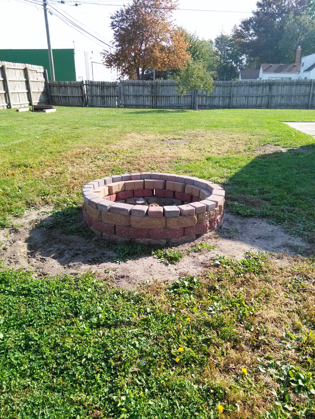 Small fire pit done for a customer.