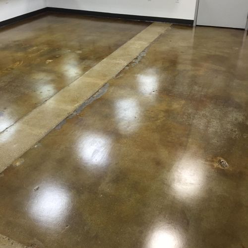 (After) Concrete  seal at Paul Mitchell school