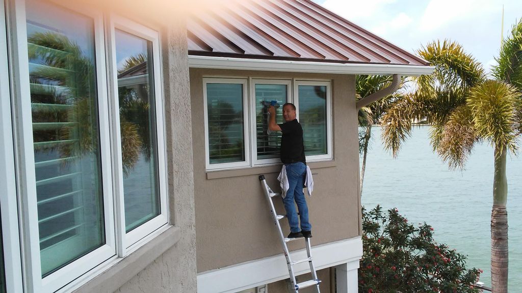 Cleaning 2nd story windows