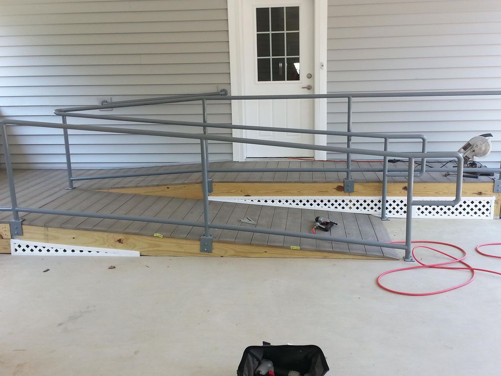 Handicap Ramp and Steps...