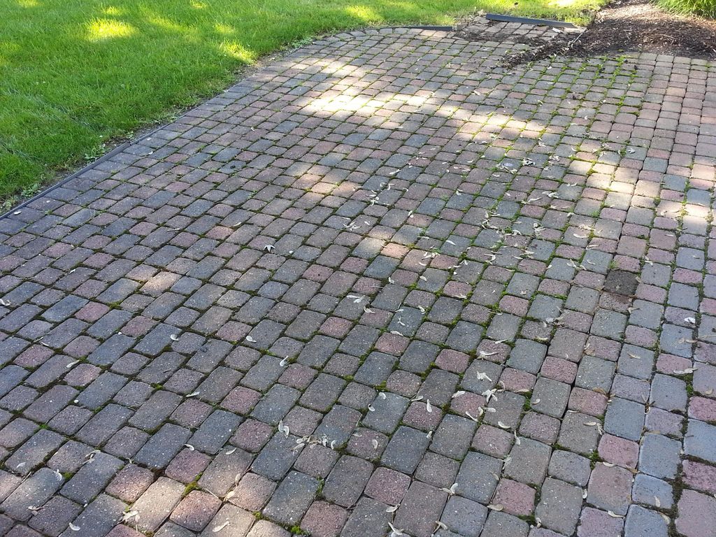 Un-maintained Hardscape Patio.  Complete Restorati
