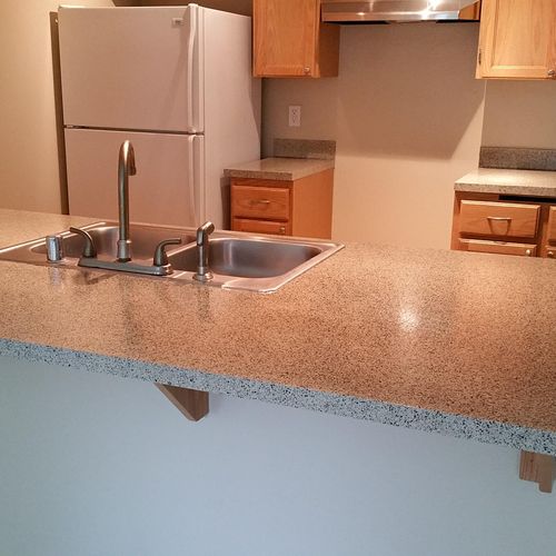 Finished Countertop Resurface.
