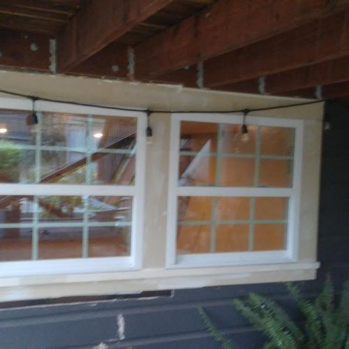  Windows install and framing to fit Windows