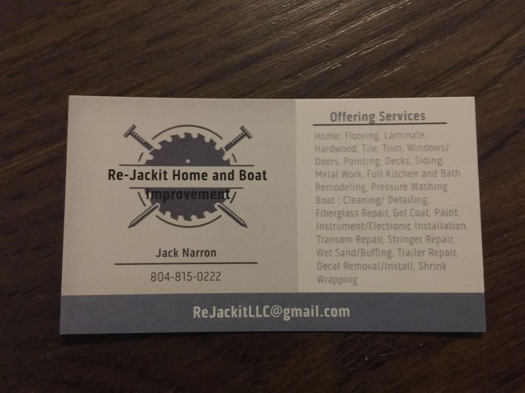 Re-Jackit LLC. Home and boat improvements