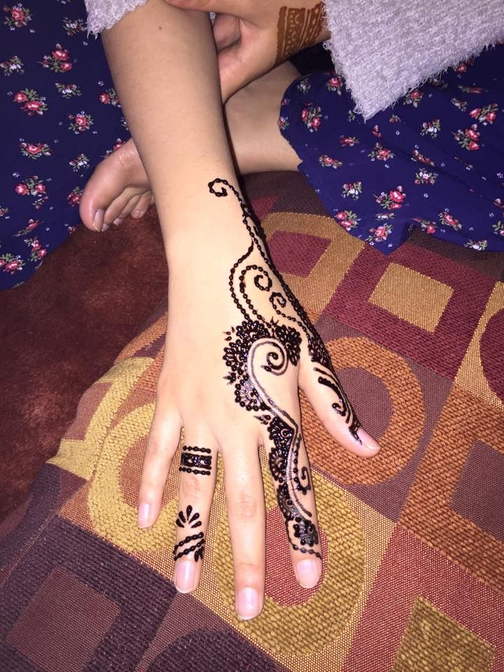 This client loves swirls
