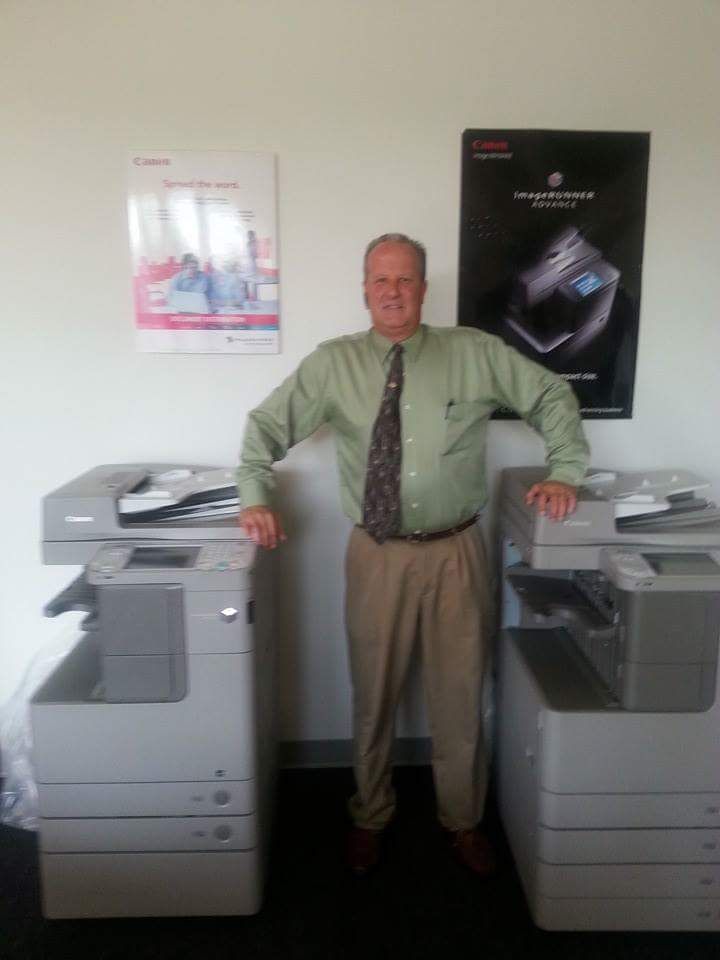 I stand between all the equipment I service and se