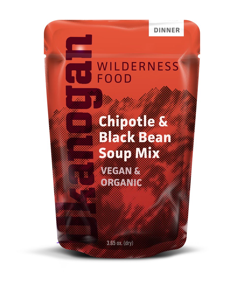 Packaging design for Okanogan Wilderness Food, a b