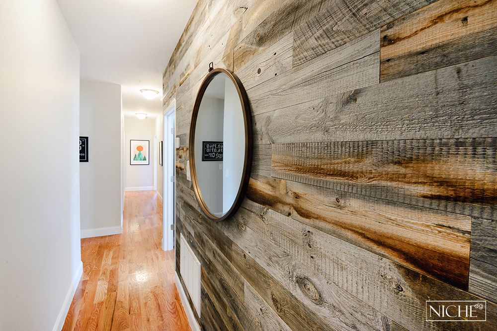 DESIGN - The once dark and narrow hallway is now b