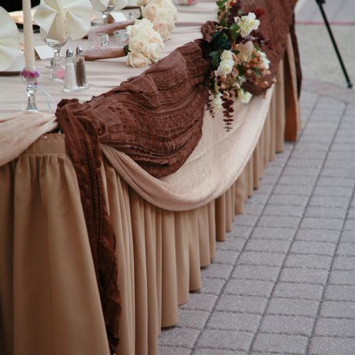 Table creations for parties and Weddings and home 