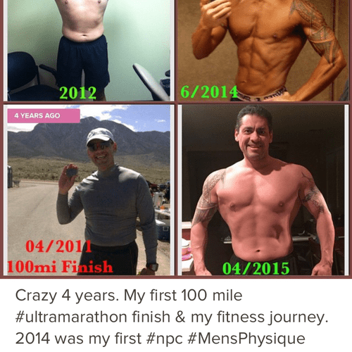 My transformations over the last few years.