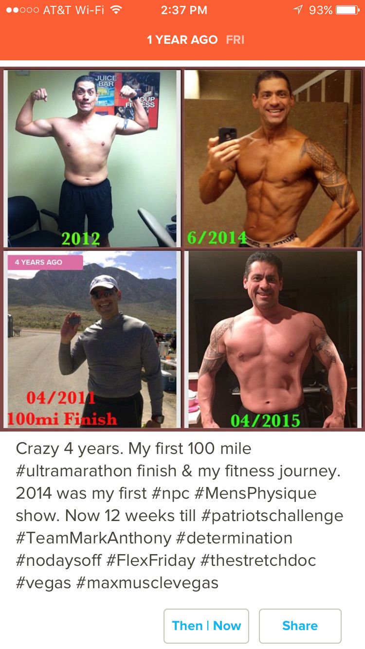 My transformations over the last few years.