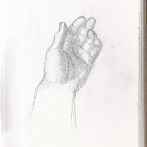 drawing of my hand