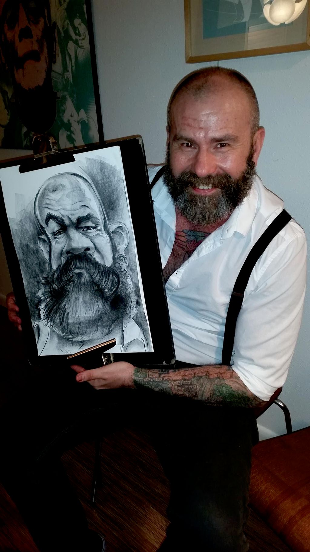 Live caricature by Dan Almariei