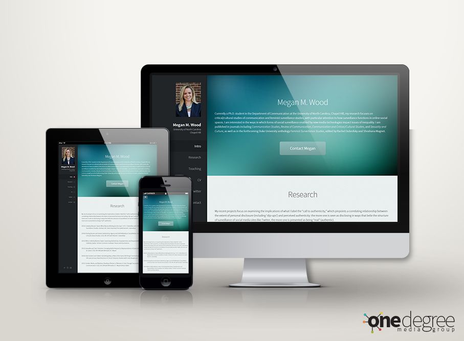 Academic Portfolio: Responsive website design