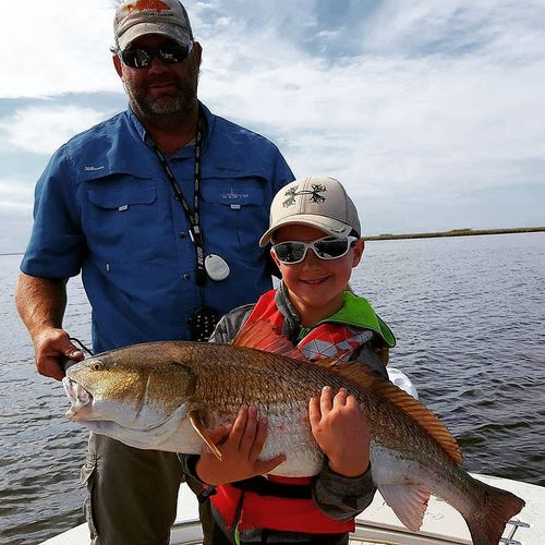 Fin's 1st ever Redfish 20 lbs.