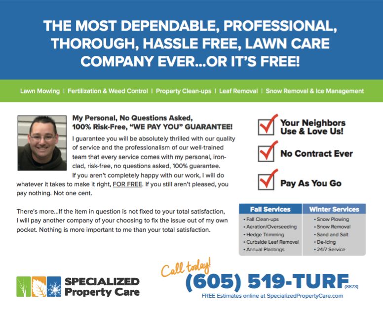 Best Lawn Care Company in South Dakota. Specialize