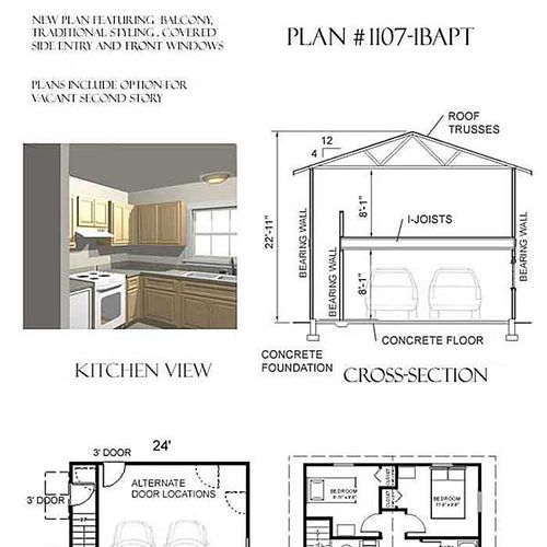 Apartment Garage Plans by Behm Design by Jay Behm 