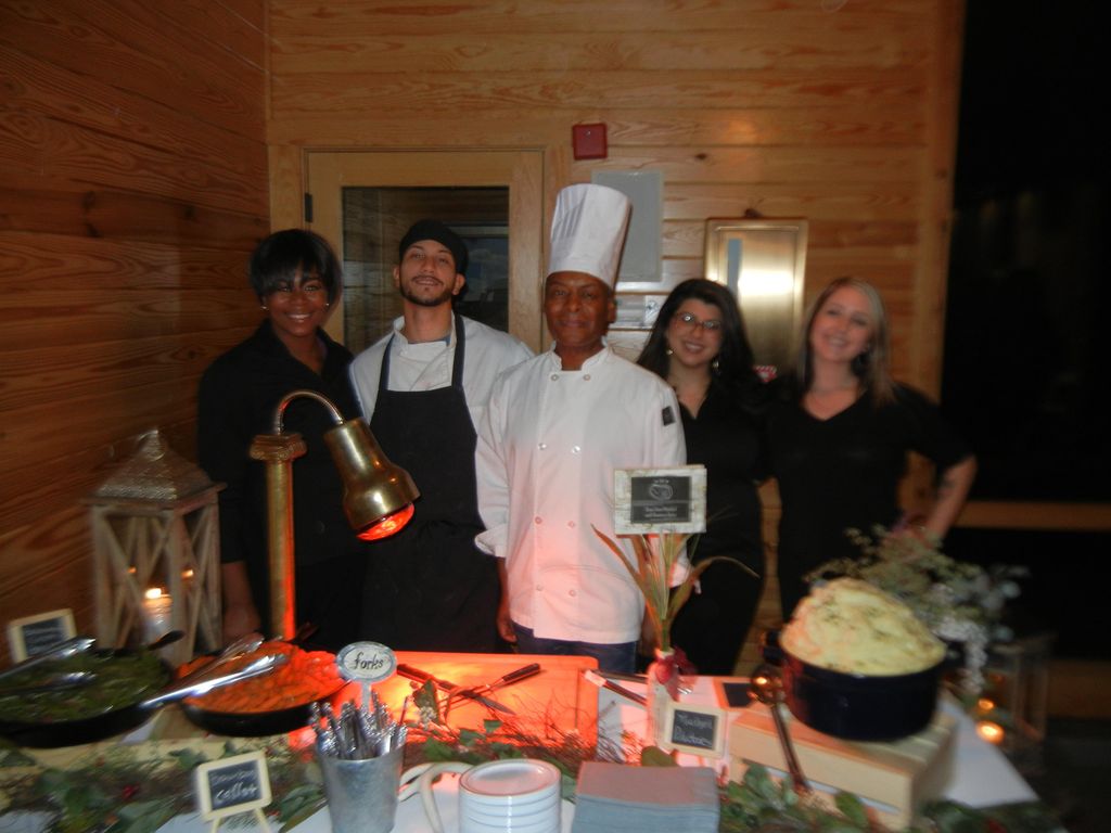 Me and part of my team at one of our weddings. Thi