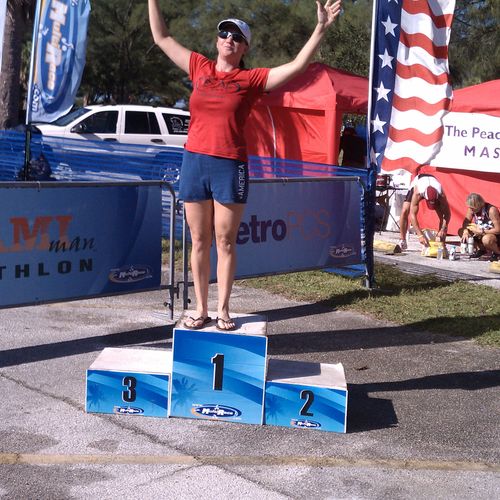 Over-all Female Masters winner at Crystal River  S