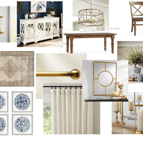 Mood Board for Dining Room