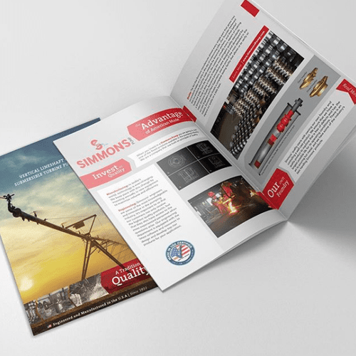 Brochure Design: Simmons Pump