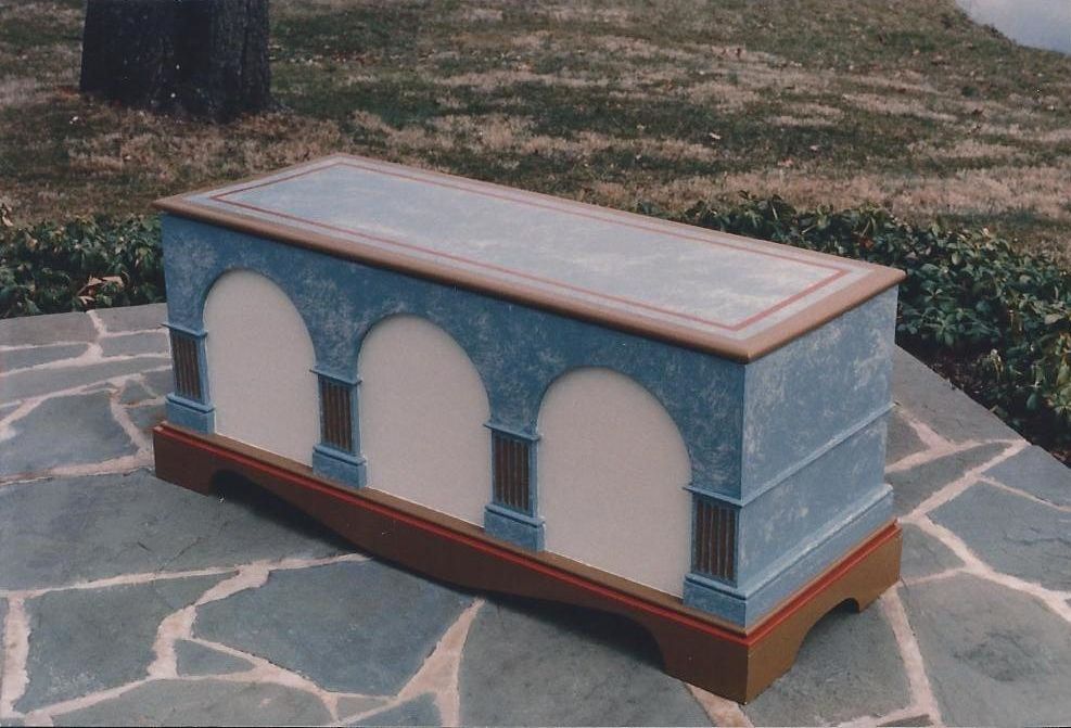 Painted Blanket Chest
