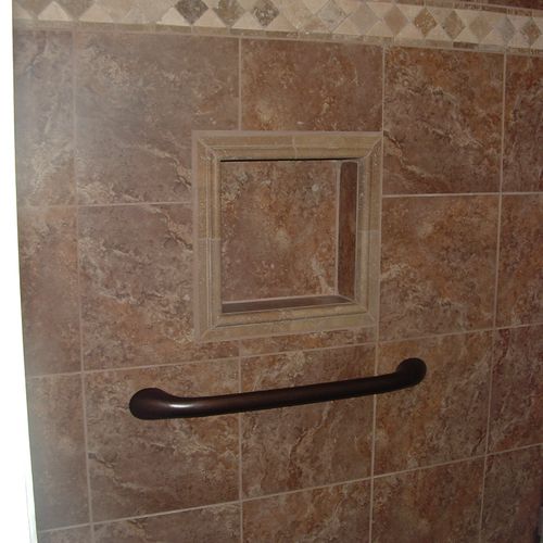Complete shower rehab