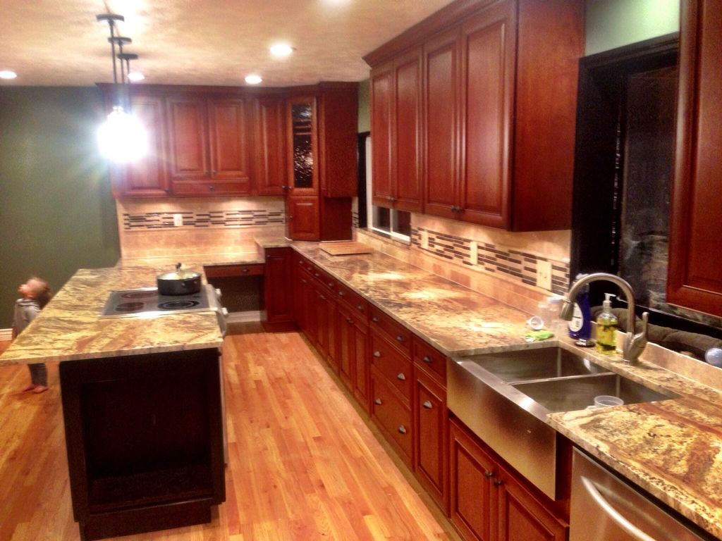 Kitchen after remodel.