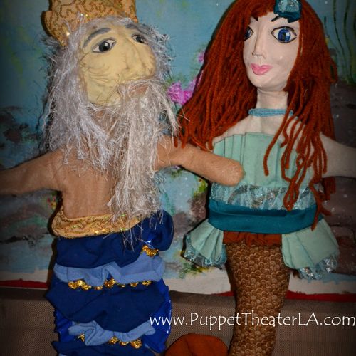 Little Mermaid. Birthday Party Puppet Show. Puppet